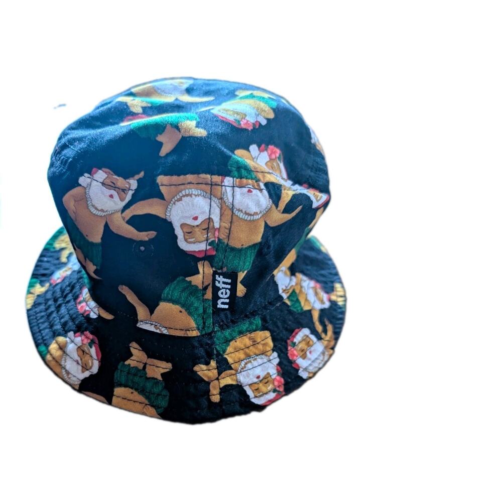 Neff Reversible Santa Claus Christmas Novelty Bucket Hat, Unisex One Size